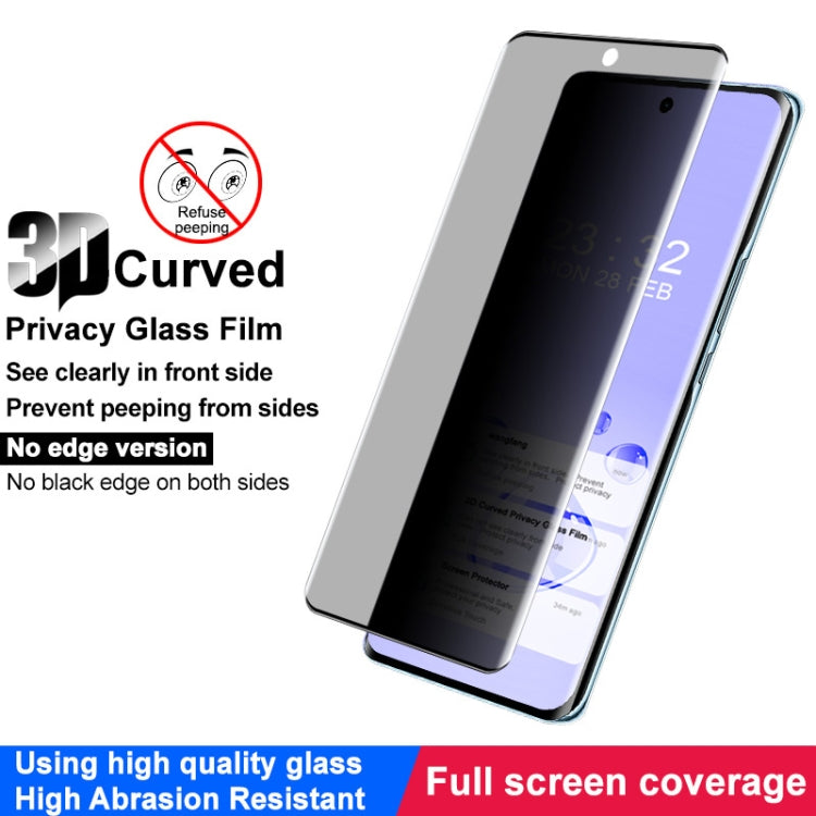 Pour Honor X50 5G imak Film en verre trempé Incurvé 3D Anti-Espion Bord à Bord