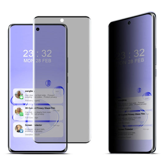 For Honor X50 Pro 5G / X50 5G imak No Edge Version 3D Curved Privacy Full Screen Tempered Glass Film