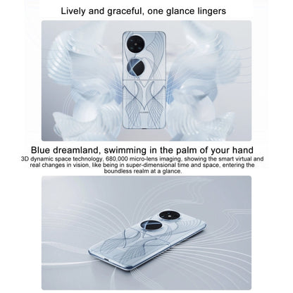 HUAWEI Pocket 2 Art Custom Edition, 16Go+1To, 6.94 pouces + 1.15 pouces HarmonyOS 4.0 Octa Core, OTG, NFC, Ne prend pas en charge Google Play (Bleu)