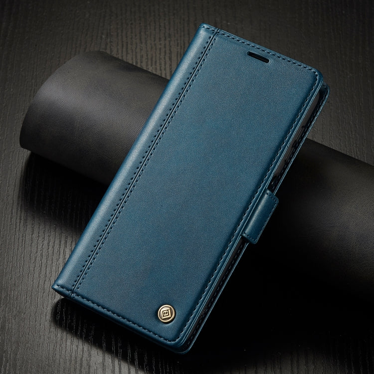 For Samsung Galaxy A35 5G LC.IMEEKE Skin-friendly Card Slots Leather Phone Case(Blue)