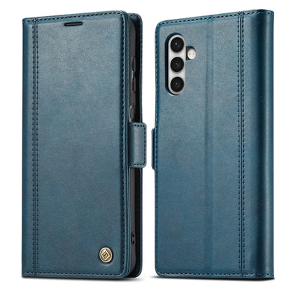 For Samsung Galaxy S24+ LC.IMEEKE Skin-friendly Card Slots Leather Phone Case(Blue)