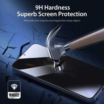 For Samsung Galaxy S25 5G 5pcs DUX DUCIS 0.33mm 9H High Aluminum Anti-spy HD Tempered Glass Film