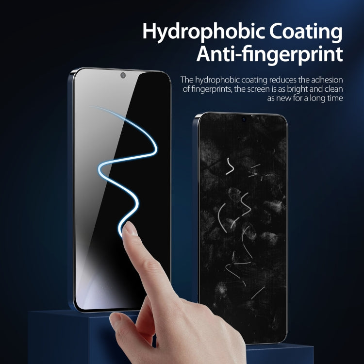 For Samsung Galaxy S25 5G 5pcs DUX DUCIS 0.33mm 9H High Aluminum Anti-spy HD Tempered Glass Film