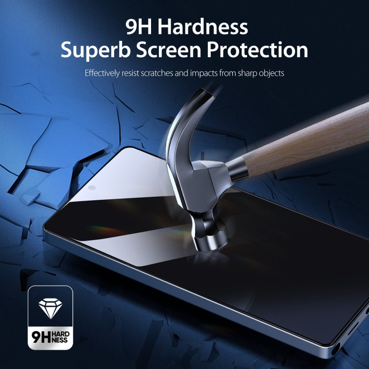 For Samsung Galaxy S25 Ultra 5G 5pcs DUX DUCIS 0.33mm 9H High Aluminum Anti-spy HD Tempered Glass Film