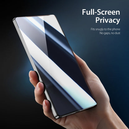 For Samsung Galaxy S25 Ultra 5G 5pcs DUX DUCIS 0.33mm 9H High Aluminum Anti-spy HD Tempered Glass Film