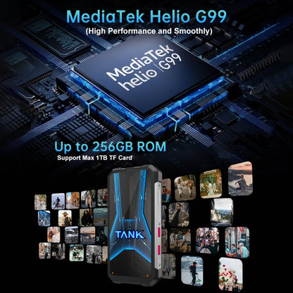[HK Warehouse] Unihertz Tank mini 1 / 8849, 8GB+256GB, 100MP Camera, 4.3 inch Android 13 Helio G99 Octa Core, Network: 4G(Black)