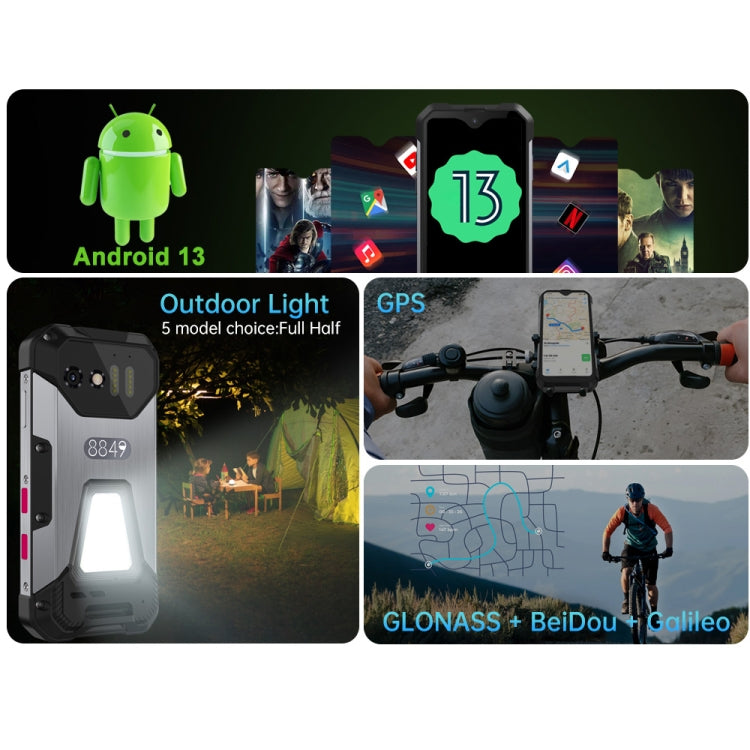 [HK Warehouse] Unihertz Tank mini 1 / 8849, 8GB+256GB, 100MP Camera, 4.3 inch Android 13 Helio G99 Octa Core, Network: 4G(Black)