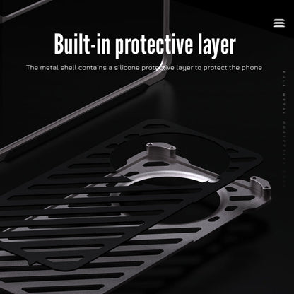For Huawei Mate 60 R-JUST Breathable Armor Phone Case(Space Grey)