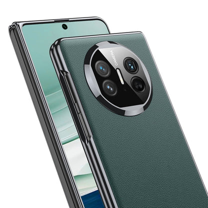 For Huawei Mate X5 GKK Leather Ultra-thin Electroplating Shockproof Phone Case(Black)