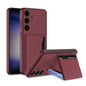 For Samsung Galaxy S24+ 5G GKK Ultra-thin Leather Card Slots Phone Case With Magnetic Holder(Red)
