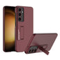 For Samsung Galaxy S24 5G GKK Ultra-thin Shockproof Phone Case with Holder(Red)