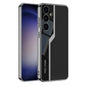 For For Samsung Galaxy S24+ 5G GKK Plating TPU + Leather Supercar Full Coverage Phone Case(Black)