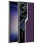 For Samsung Galaxy S24 Ultra 5G GKK Plating TPU + Leather Supercar Full Coverage Phone Case(Purple)