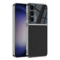 For Samsung Galaxy S24+ 5G GKK Plating TPU + Leather Full Coverage Phone Case(Black)