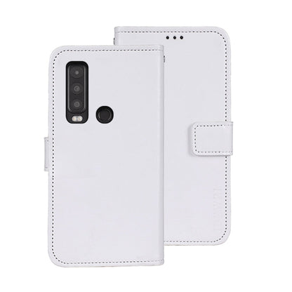 Pour CAT S75 idewei Crazy Horse Texture Étui de téléphone en cuir (blanc)