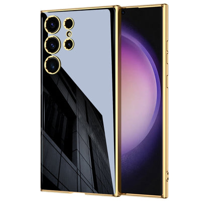 For Samsung Galaxy S24 Ultra 5G GKK Electroplating TPU Full Coverage Phone Case(Black)