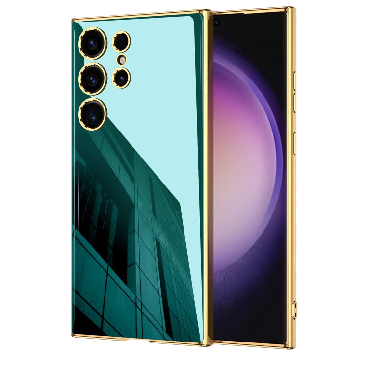 For Samsung Galaxy S24 Ultra 5G GKK Electroplating TPU Full Coverage Phone Case(Green)
