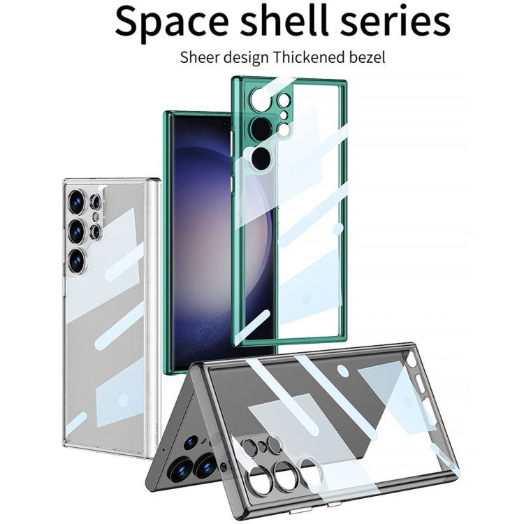 For Samsung Galaxy S24 Ultra 5G GKK Space Frame Transparent PC + TPU Phone Case(Transparent)