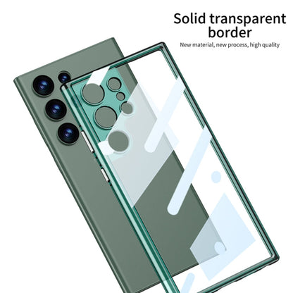 For Samsung Galaxy S24 Ultra 5G GKK Space Frame Transparent PC + TPU Phone Case(Transparent)