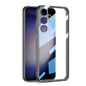 For Samsung Galaxy S24 5G GKK Space Frame Transparent PC + TPU Phone Case(Transparent Black)