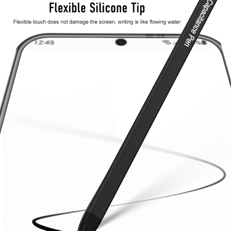 For Samsung Galaxy S24 Ultra 5G GKK Space Frame Transparent PC + TPU Phone Case with Pen(Transparent Black)