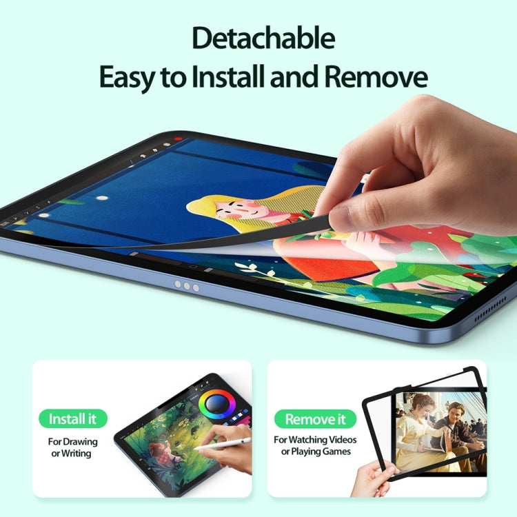Pour iPad 2025 / 2022 Protecteur d'écran amovible effet papier DUX DUCIS série Naad