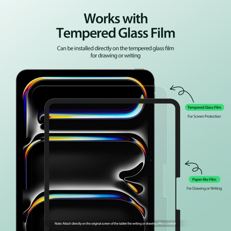 For iPad Pro 11 2025 / 2024 DUX DUCIS Naad Series Removable Paper-like Screen Protector
