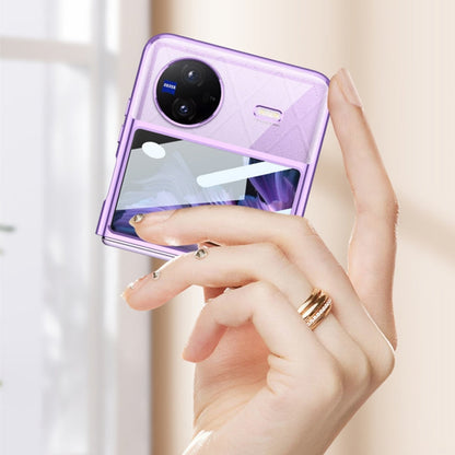 Pour coque de téléphone vivo X Flip GKK plaquée intégrale (or)