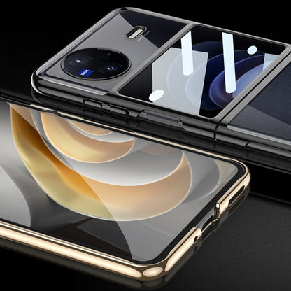 Pour coque de téléphone vivo X Flip GKK plaquée intégrale (or)
