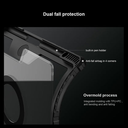For iPad Pro 12.9 2020/2021/2022 Nillkin Backlit Version Bumper Link Keyboard Case