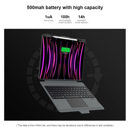 For iPad Pro 13 2024 Nillkin Backlit Version Bumper Link Keyboard Case