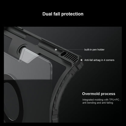 For iPad Pro 13 2024 Nillkin Backlit Version Bumper Link Keyboard Case