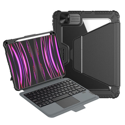 Pour iPad Pro 11 2024 Nillkin Étui Clavier Bumper Link Rétroéclairé
