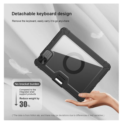 Pour iPad Pro 11 2024 Nillkin Étui Clavier Bumper Link Rétroéclairé