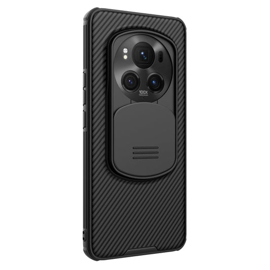 Pour Honor Magic6 Pro NILLKIN Black Mirror Pro Series Coque de téléphone Camshield PC (Noir)