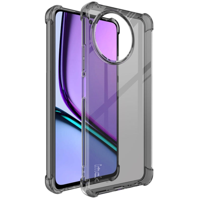 Pour Realme 11 5G / 11x 5G / C67 5G Global Coque de téléphone antichoc imak Airbag TPU (Noir Transparent)