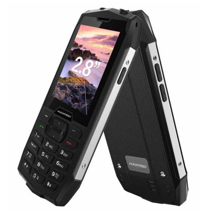 HAMTOD H3 Rugged Phone, EU Version, 2.8 inch T107 ARM CortexTM A7 Quad-core 1.0GHz, Network: 4G, VoLTE, BT, SOS(Silver)