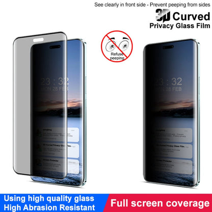 For Honor Magic6 RSR Porsche Design imak 3D Curved HD Full Screen Anti-spy Tempered Glass Protective Film