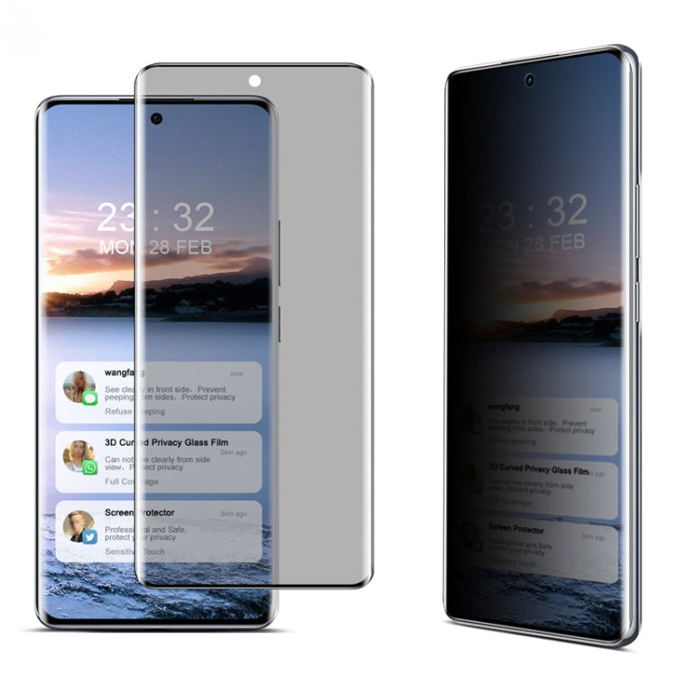 For OPPO A3 Pro 5G imak 3D Curved HD Full Screen Anti-spy Tempered Glass Protective Film