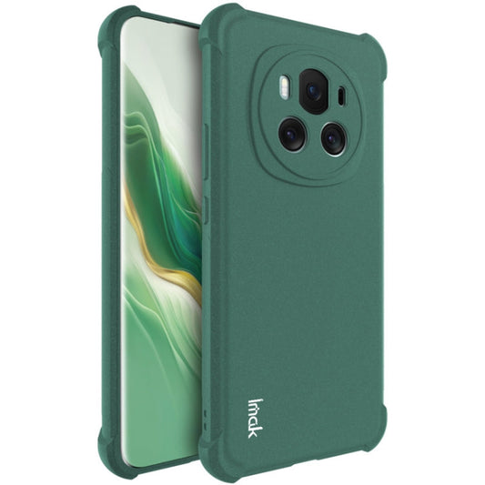 Pour Honor Magic6 5G Coque de Téléphone Antichoc en TPU avec Airbag imak (Vert Mat)