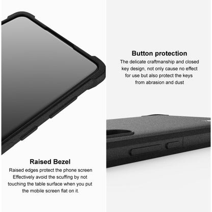 Pour Honor Magic6 5G Coque de protection antichoc en TPU avec coussin d'air (Rouge mat)