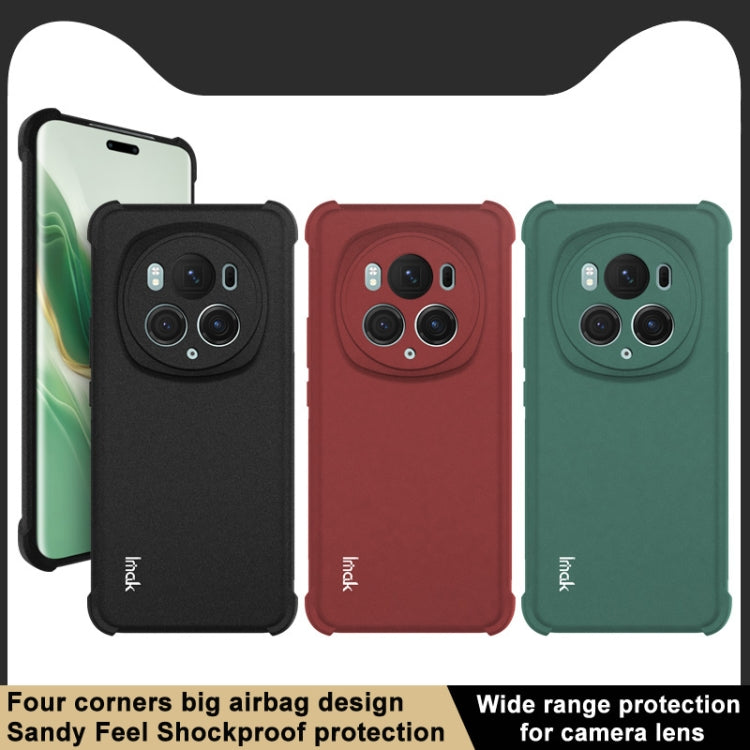 For Honor Magic6 Pro 5G imak Shockproof Airbag TPU Phone Case(Matte Red)