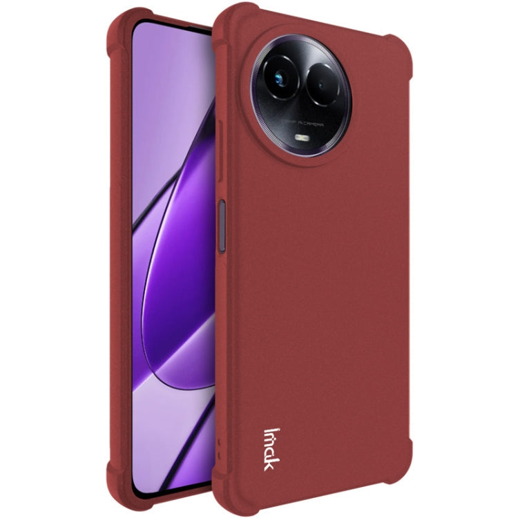 For Realme V50 5G / V50s 5G imak Shockproof Airbag TPU Phone Case(Matte Red)