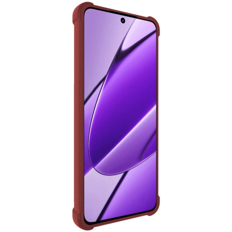 For Realme 11 5G Global/11x 5G Global/C67 5G Global imak Shockproof Airbag TPU Phone Case(Matte Red)