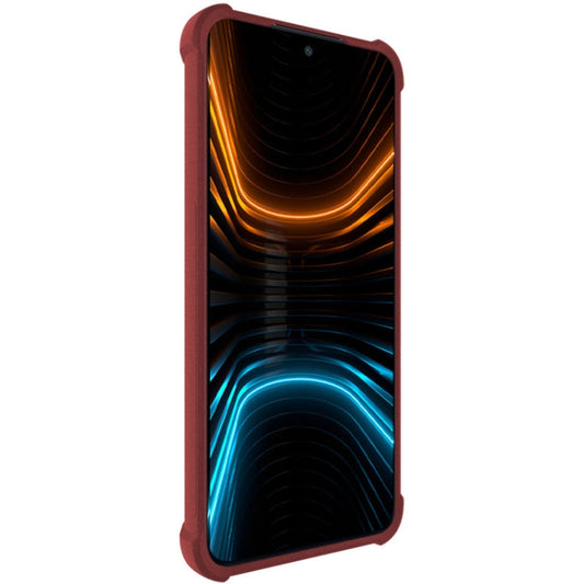 For Honor 90 GT 5G imak Shockproof Airbag TPU Phone Case(Matte Red)