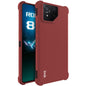 Pour Asus ROG Phone 8 / Phone 8 Pro imak Coque de téléphone antichoc en TPU avec airbag (Rouge mat)