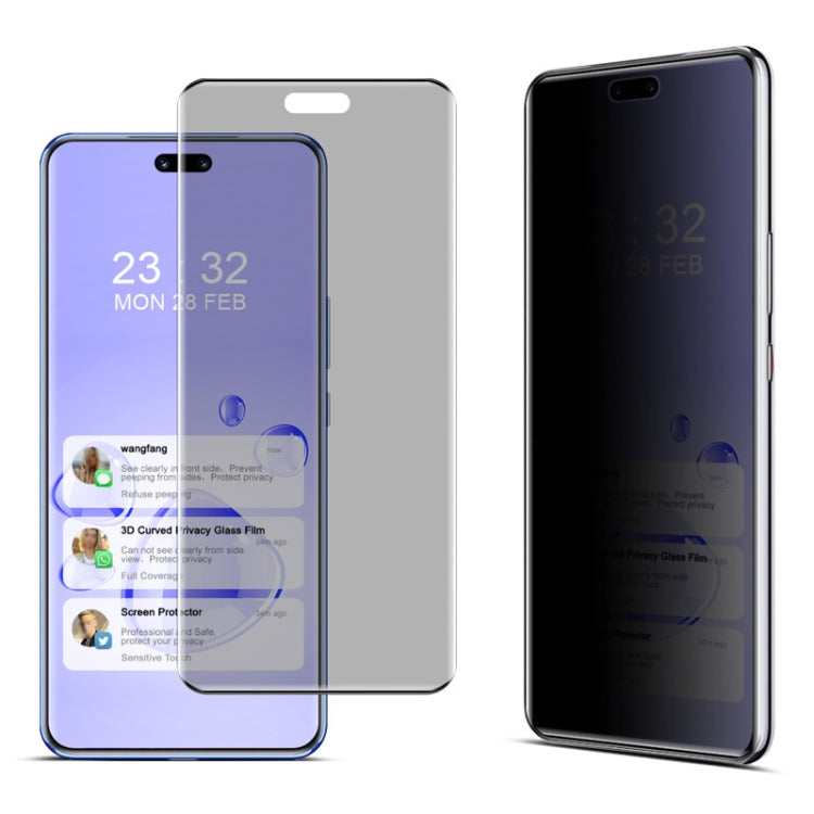 For Huawei nova 12 Pro / nova 12 Ultra imak No Edge Version 3D Curved Privacy Full Screen Tempered Glass Film