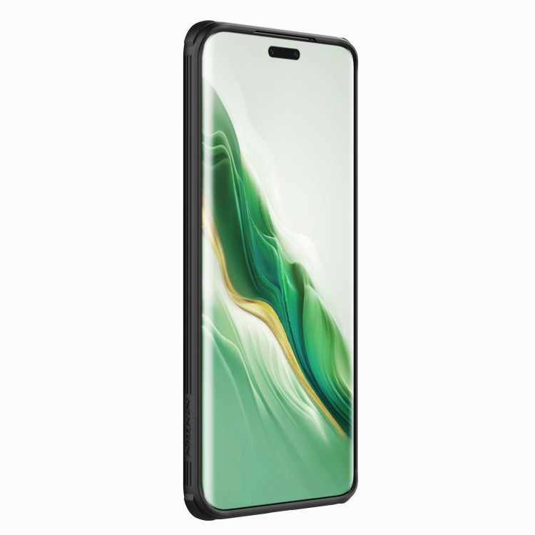 Pour Honor Magic6 Pro NILLKIN Coque de téléphone miroir CamShield Prop CD Texture (Noir)