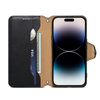 For Huawei Mate 30 Denior Cowhide Texture Wallet Style Leather Phone Case(Black)