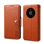 For Huawei Mate 40 Denior Cowhide Texture Wallet Style Leather Phone Case(Brown)